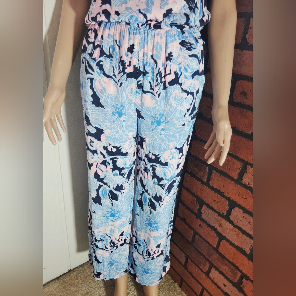 LILLY PULITZER, Pim Floral Jumpsuit. Size XXS - Picture 5 of 9